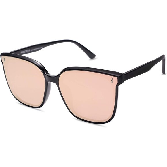 Accessories - Unisex Square Plastic Sunglasses UV400 Protection for Outdoor Travel